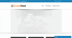 Desktop Screenshot of crazehost.com
