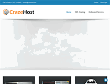 Tablet Screenshot of crazehost.com